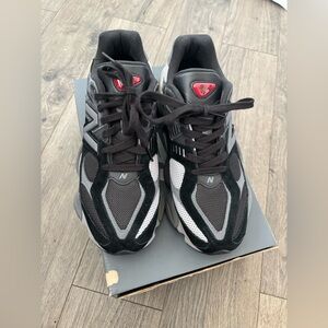 🔥 New Balance 9060 Castlerock Black Grey Brown Sneakers Mens 9 🔥